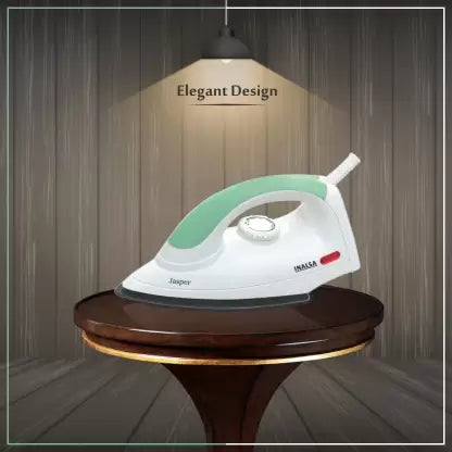 Inalsa Jasper 1000 W Dry Iron  (White and Green) Inalsa Jasper 1000 W Dry Iron  (White and Green)